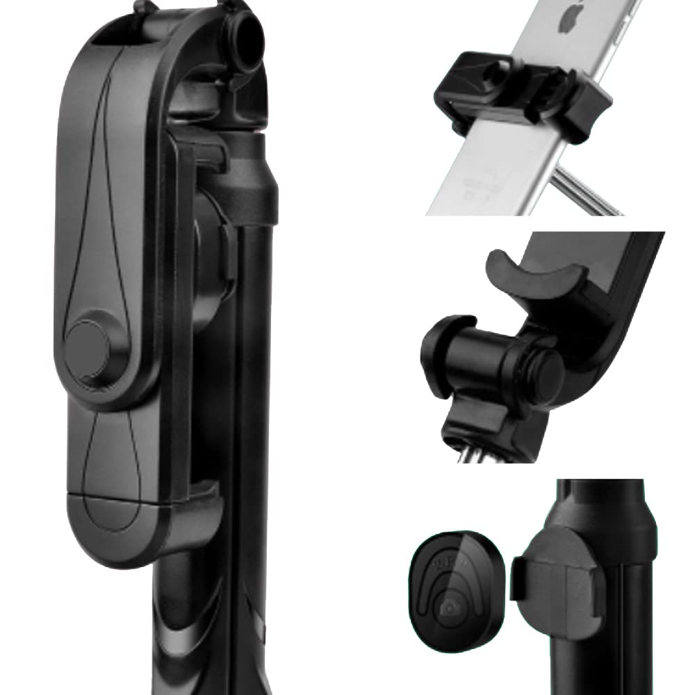 Amazon | 自撮り棒 三脚 Bluetooth セルカ棒 軽量 リモコン付き GoPro